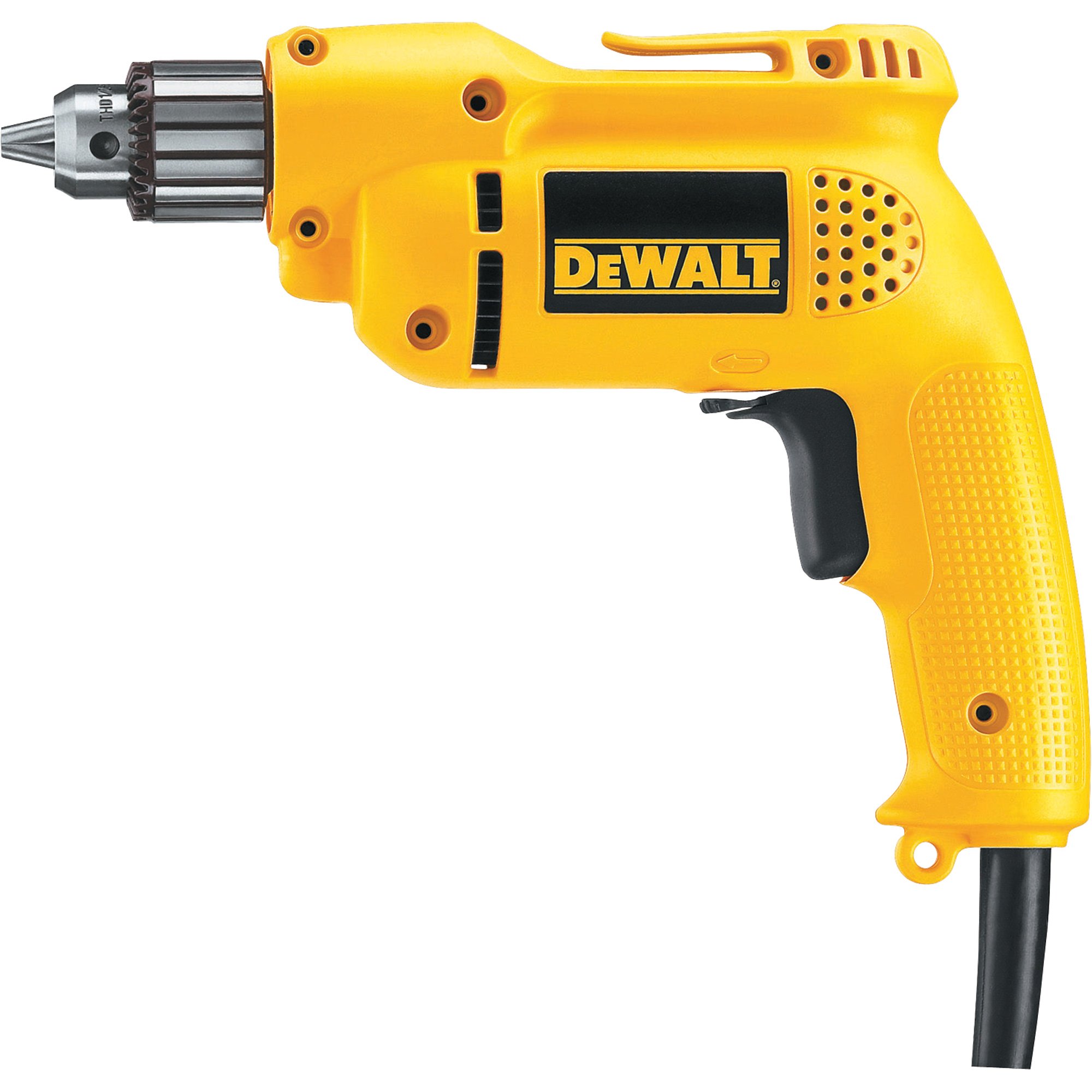 DEWALT Electric Drill — 3/8in. Chuck Size, 2500 RPM, 6 Amp, Model# D21002